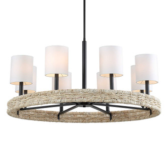 Faiyam Eight Light Chandelier in Dark Bronze (52|21393)