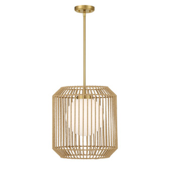 Pastis One Light Pendant in Warm Brass (51|7-2040-1-322)