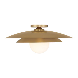 Sherrer One Light Semi-Flush Mount in Warm Brass (51|6-5564-1-322)