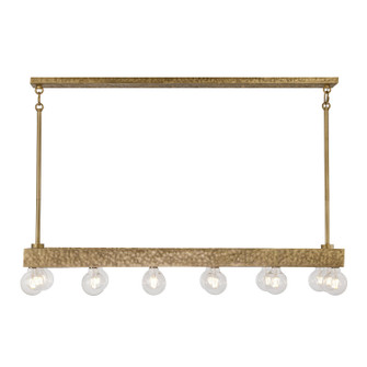 Etereo 14 Light Linear Chandelier in Spumante (51|1-3128-14-106)