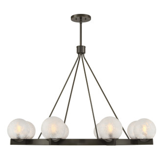 Darien Eight Light Chandelier in Mediterranean Bronze (51|1-1015-8-15)