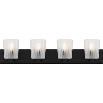 Gray Four Light Bath in Matte Black (10|RAY8632MBK)