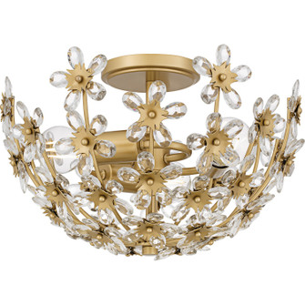 Quoizel Semi-Flush Mount Three Light Semi-Flush Mount in Soft Gold (10|QSF6783SGD)