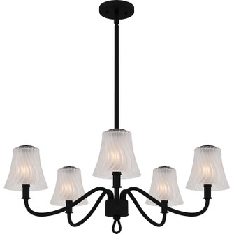 McKinney Five Light Chandelier in Matte Black (10|MCK5030MBK)