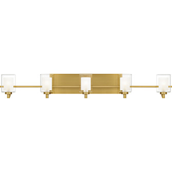 Kolt Five Light Bath in Brushed Gold (10|KLT8605BRGLED)