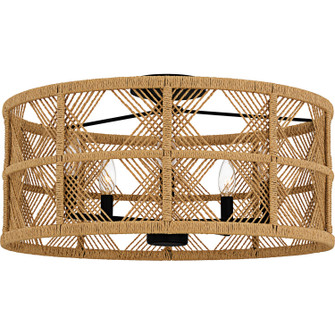 Axford Five Light Semi-Flush Mount in Matte Black (10|AXF1722MBK)