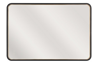 Monica LED Mirror in Flat Black (46|MIR2403RRT-FB3C)
