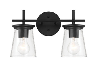 Connell Two Light Vanity in Flat Black (46|60402-FB)