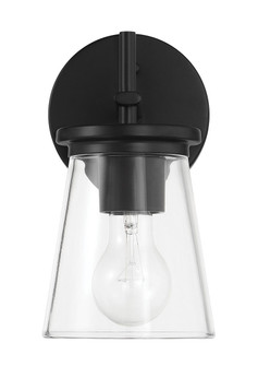 Connell One Light Wall Sconce in Flat Black (46|60401-FB)