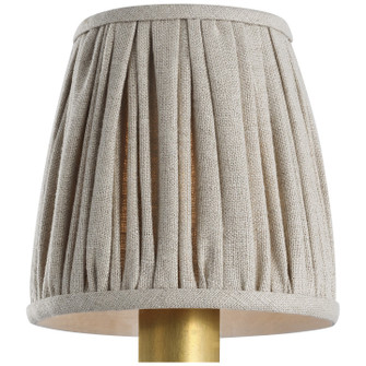 Clip Shade in Pleated Natural Linen (268|VCCS21-422-4)