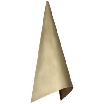 Piel LED Wall Sconce in Antique-Burnished Brass (268|KW 2635AB)