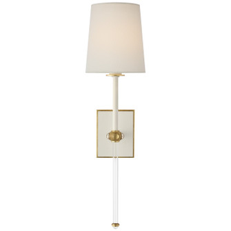 Lucia LED Wall Sconce in Matte White and Crystal (268|JN 2052WHT/CG-L-CL)