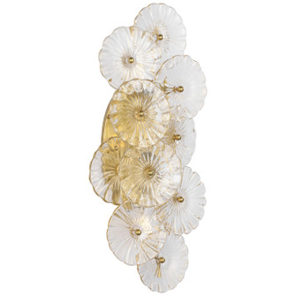 Gianna LED Wall Sconce in Hand-Rubbed Antique Brass (268|JN 2035HAB-GF)