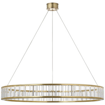 Iterna LED Chandelier in Antique-Burnished Brass (268|CHC 5801AB-CG)