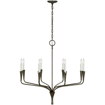 Aiden LED Chandelier in Aged Iron (268|CHC 5502AI)