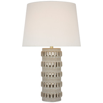 Mullin LED Table Lamp in Dusted Stone (268|CHA 8630DST-L)