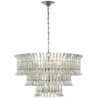 Rhine LED Chandelier in Polished Nickel (268|ARN 5072PN-CG)