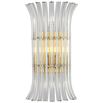 Rhine LED Wall Sconce in Hand-Rubbed Antique Brass (268|ARN 2076HAB-CG)