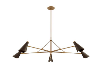 Andersen Five Light Chandelier in Patina Brass (67|F4369-PBR/BRZ)