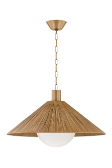 Woodside One Light Pendant in Patina Brass (67|F1432-PBR)
