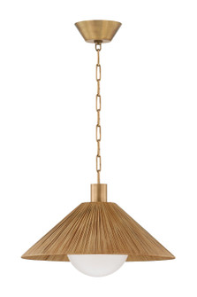 Woodside One Light Pendant in Patina Brass (67|F1422-PBR)