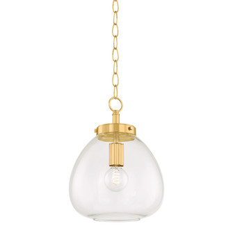 Della One Light Pendant in Aged Brass (428|H997701S-AGB)