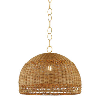 April One Light Pendant in Aged Brass (428|H1008701S-AGB)