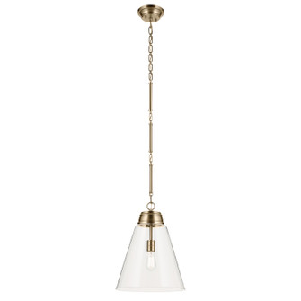 Marsailli One Light Pendant in Champagne Bronze (12|52662CPZCLR)