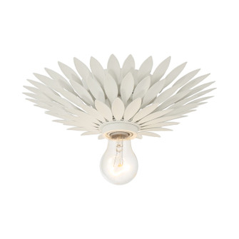 Broche One Light Flush Mount in Matte White (60|500-MT)