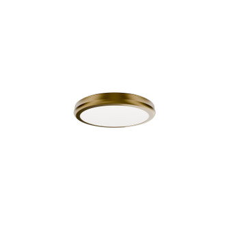 Parthenon LED Flush Mount in Aged Brass (34|FM-37510-35-AB)