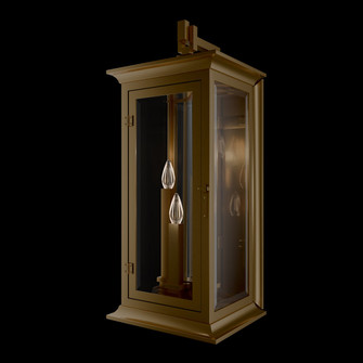 Dresden Four Light Outdoor Wall Mount in Burnish Brass (53|SW33528-718)