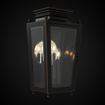 Milton Four Light Outdoor Wall Mount in Zinc (53|SW31523-720)