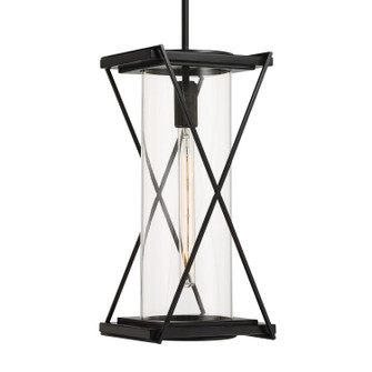 Rockhill One Light Outdoor Pendant in Dark Matte Black (7|77604-899)