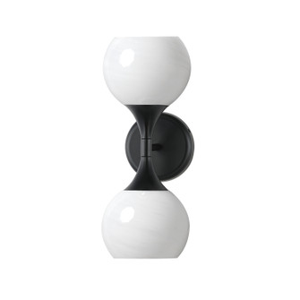 Neve Two Light Wall Sconce in Black (16|21222MRBK)