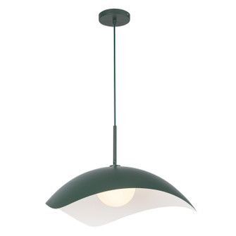 Kirby One Light Pendant in Pine Green (347|PD55922-PGN)