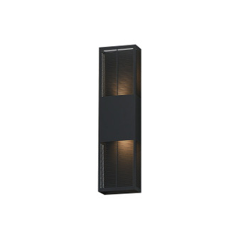 Grate LED Outdoor Wall Sconce in Black (86|E30394-BK)