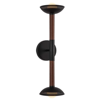 Arden LED Wall/Vanity in Matte Black/Opal Glass (452|WV616223MBOP-UNV)