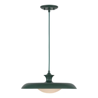 Minori One Light Pendant in Pine Green (452|PD557015PGN)
