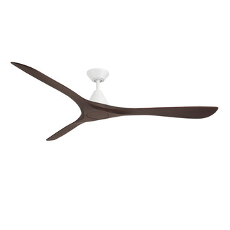 Carve 72'' Ceiling Fan in Matte White/Dark Walnut (441|FR-D2504-72-MW/DW)