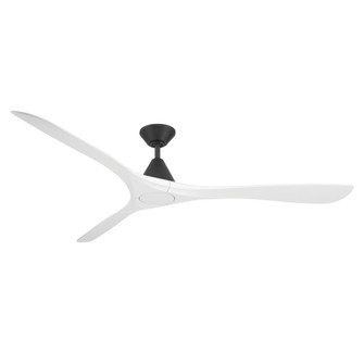 Carve 72''Ceiling Fan in Matte Black/Matte White (441|FR-D2504-72-MB/MW)