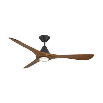 Carve 60''Ceiling Fan in Matte Black/Distressed Koa (441|FR-D2504-60L-MB/DK)