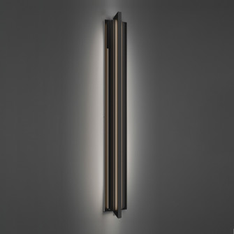 Krimp LED Outdoor Wall Sconce in Black (281|WS-W70560-BK)
