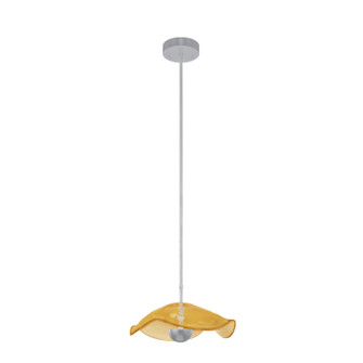 Embark LED Pendant in Silver Leaf/Amber (48|100067-42)