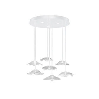 Embark LED Pendant in White/Clear (48|100066-63)