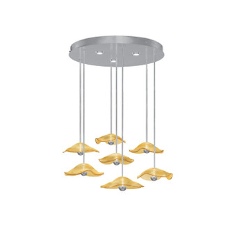 Embark LED Pendant in Silver Leaf/Amber (48|100066-42)