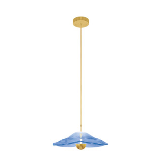 Embark LED Pendant in Gold Leaf/Blue (48|100063-31)