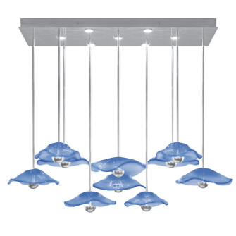 Embark LED Pendant in Silver Leaf/Blue (48|100062-41)