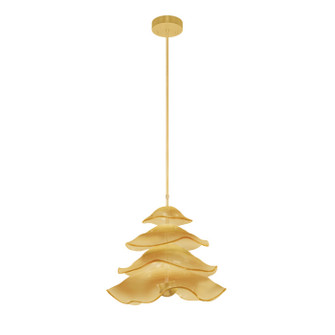 Embark LED Pendant in Gold Leaf/Amber (48|100061-32)