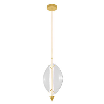 Embark LED Pendant in Gold Leaf/Clear (48|100057-33)