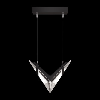 Blade LED Linear Pendant in Black (48|100055-1)